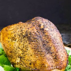 Best Holiday Roast Turkey Breast is a smaller and more simple main course classic recipe that's flavor-packed, juicy, and tender.