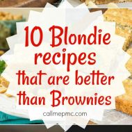 10 Blondies Recipes that are Better than Brownies and will win your taste buds over to the lighter side!