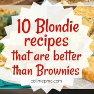 10 Blondies Recipes that are Better than Brownies and will win your taste buds over to the lighter side!
