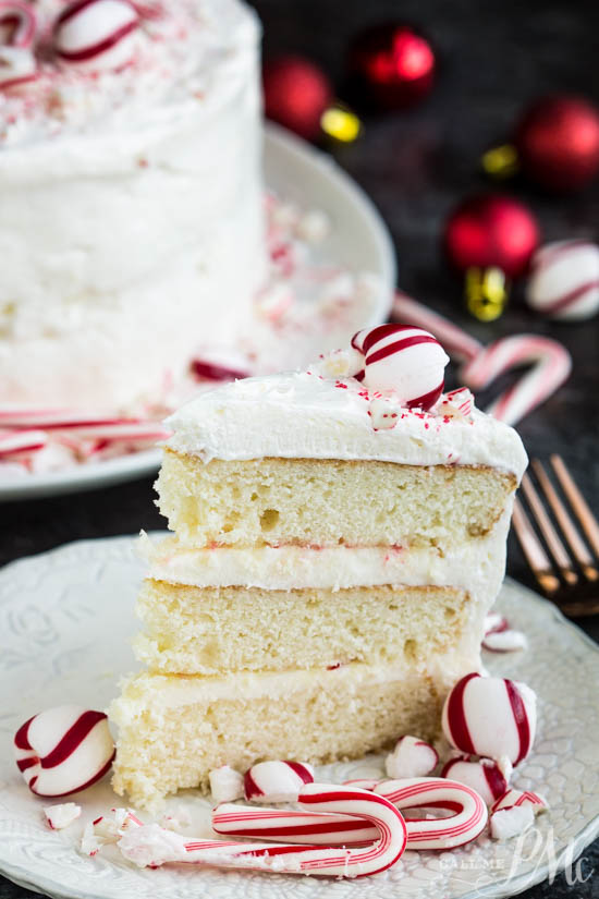 Peppermint Candy Three Layer Cake