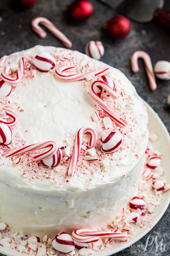 Peppermint Candy Three Layer Cake