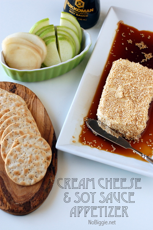 Cream Cheese and Soy Appetizer is another great twist on an Asian inspired spread.