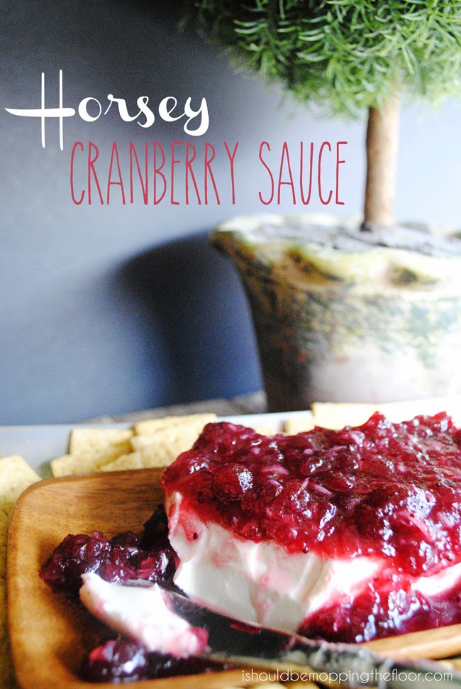 Horsey Cranberry Sauce - Easy Block Cream Cheese Appetizer Spreads that make a tasty last-minute appetizer with just a few ingredients. Horsey Cranberry Sauce - Easy Block Cream Cheese Appetizer Spreads that make a tasty last-minute appetizer with just a few ingredients.