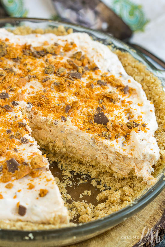 Sweet and salty meet in this Epic No-Bake Butterfinger™ Cheesecake Pie recipe. With chunks of Butterfinger and a salty graham cracker crust. This is the perfect dessert.