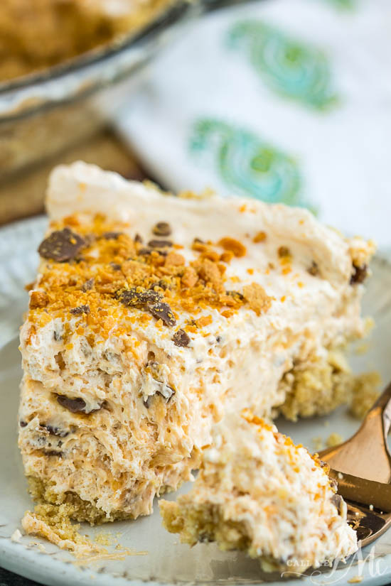 Sweet and salty meet in this Epic No-Bake Butterfinger™ Cheesecake Pie recipe. With chunks of Butterfinger and a salty graham cracker crust. This is the perfect dessert.