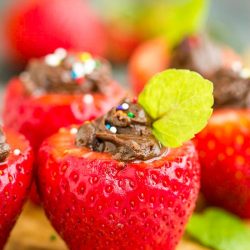 Tasty Chocolate Stuffed Strawberries