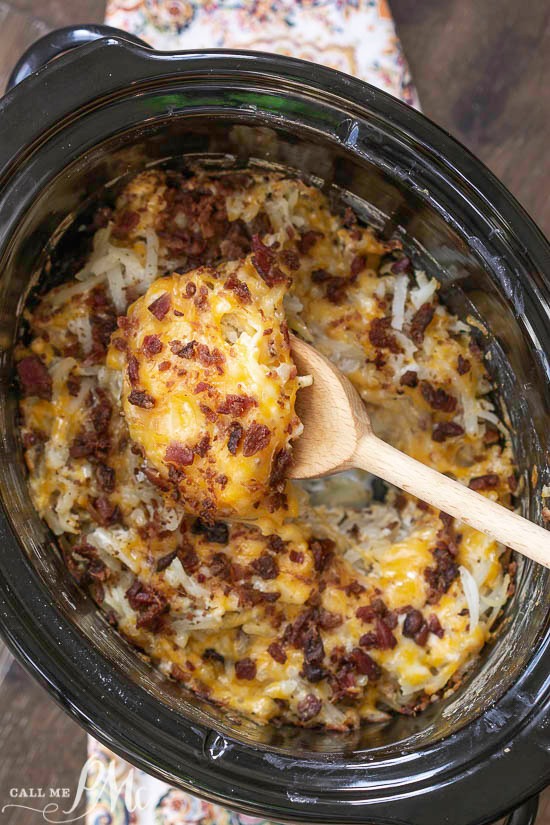 CROCK POT CRACK HASH BROWN POTATOES