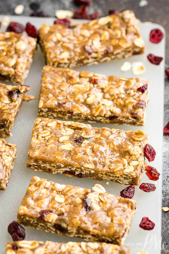 No Bake Almond Butter Bars