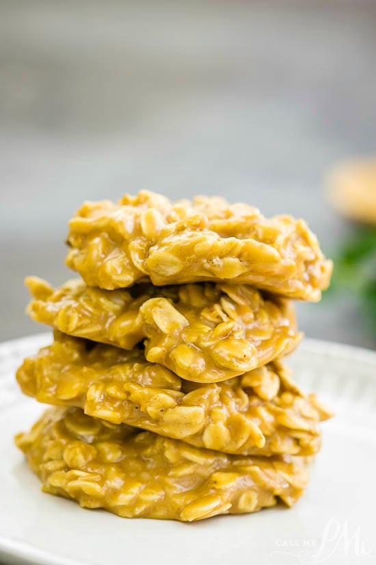 Everyone will love these Old Fashioned No Bake Peanut Butter Oatmeal Cookies. They're a sweet, chewy, easy-to-make, no-cook dessert treat that's ready in no time. #peanutbutter #nobake #cookies #oatmeal Peanut Butter Oatmeal Cookies
