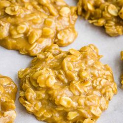 No Bake Peanut Butter Oatmeal Cookies