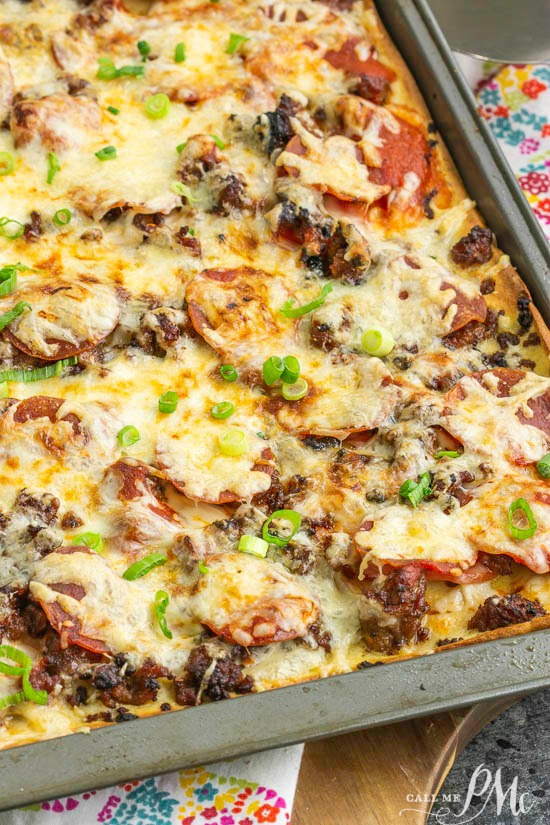 Pizza in a pan