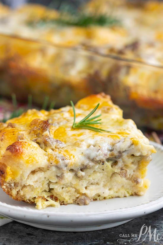  Sausage Gravy Biscuit Bubble Up Casserole 