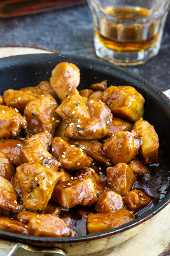   Bourbon Chicken Bites 