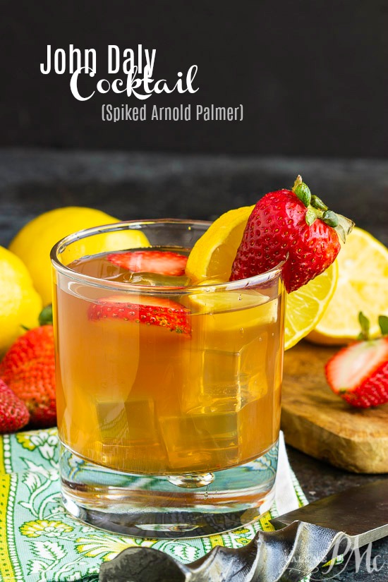 John Daly Cocktail | Spiked Arnold Palmer - A John Daly is an alcoholic mixed drink made of lemonade, iced tea, and vodka.