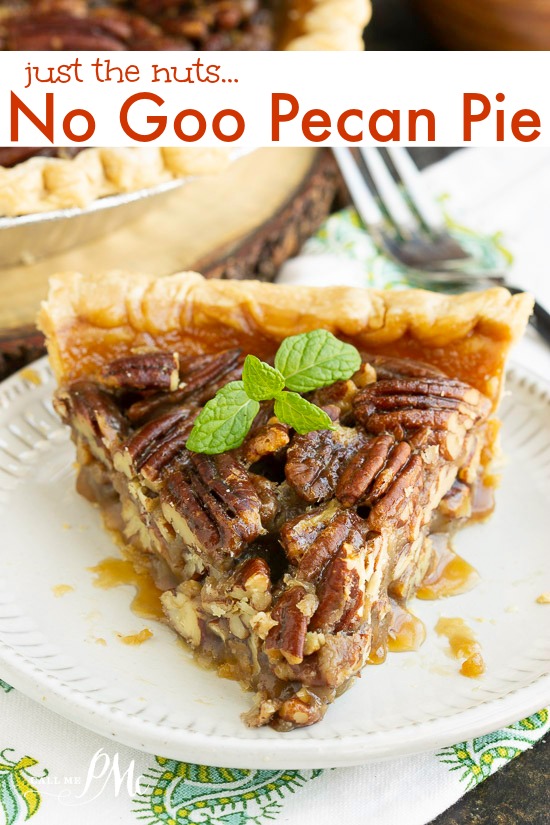 Just the nuts -Goo Free Pecan Pie