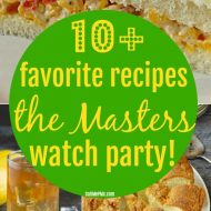 If you haven't enjoyed traditional foods served at The Masters first hand, I put together the most famous recipes for you to enjoy at home, 10+ Recipes for The Masters Watch Party.