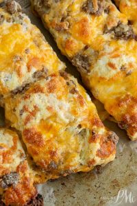 HOMEMADE SAUSAGE CHEDDAR BISCUITS