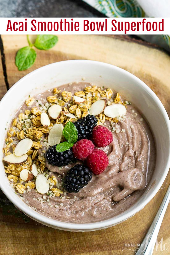 How to Make an Acai Smoothie Bowl - Get healthy with a delicious smoothie bowl loaded with fruits, superfoods, and protein.