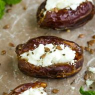 GOAT CHEESE STUFFED DATES RECIPE
