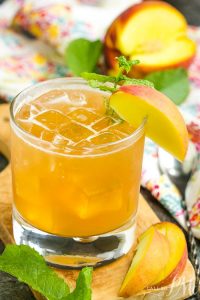 PEACH OLD FASHIONED COCKTAIL