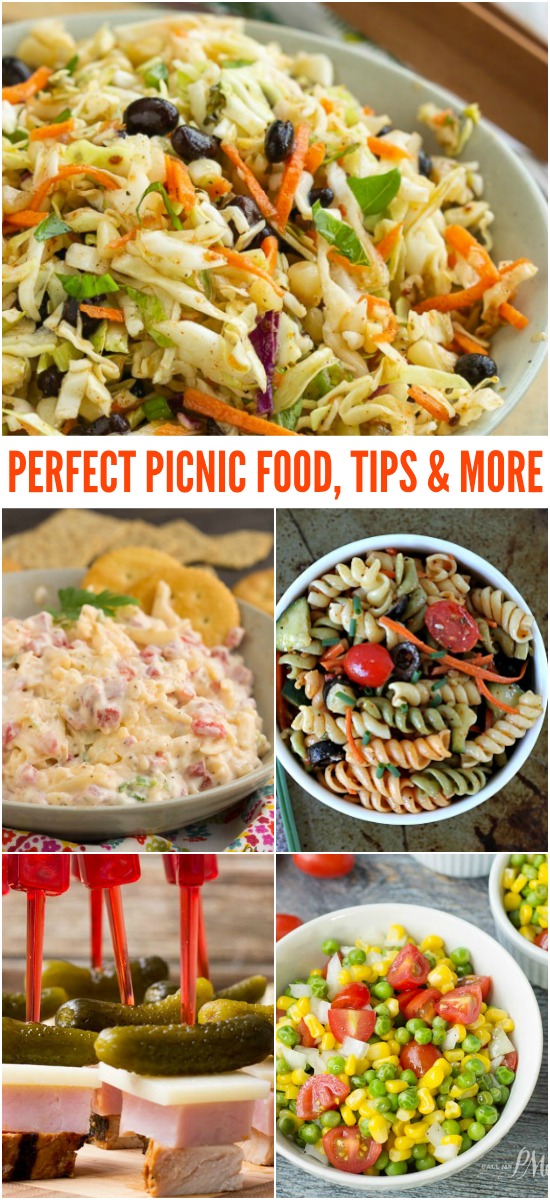 Perfect Picnic Food and Tips- Spruce up your picnic, minimize your stress, and enjoy these delicious, make-ahead picnic recipes. Perfect Picnic Food and Tips - Spruce up your picnic, minimize your stress, and enjoy these delicious, make-ahead picnic recipes.