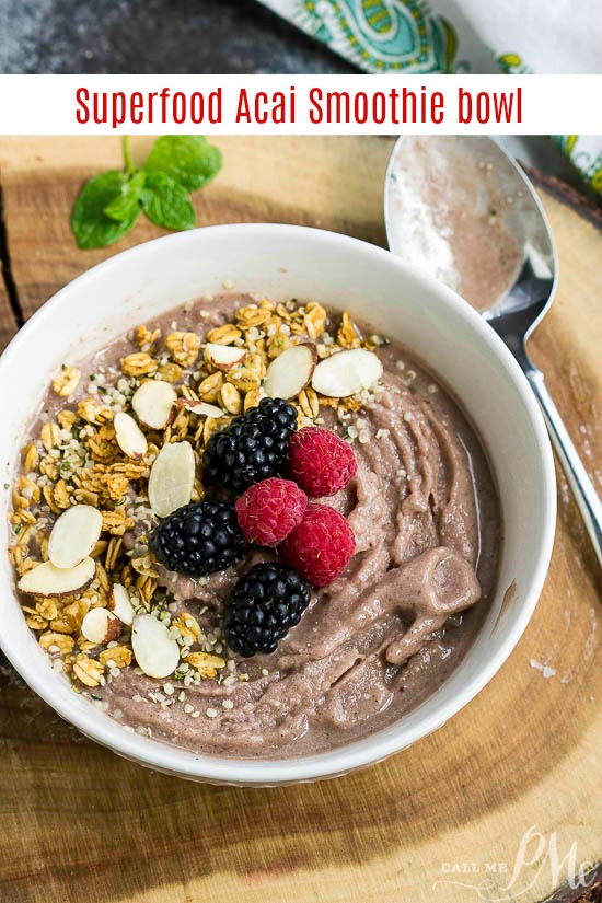 How to Make an Acai Smoothie Bowl - Get healthy with a delicious smoothie bowl loaded with fruits, superfoods, and protein.