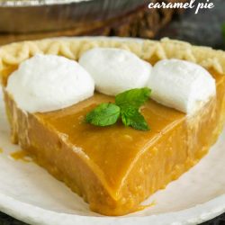 A caramel lover's dream, Old Fashioned Caramel Pie Recipe is rich and dense. This splurge-worthy dessert is totally worth the effort!
