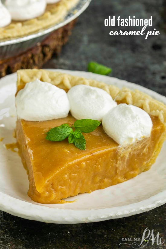 Old Fashioned Caramel Pie Recipe