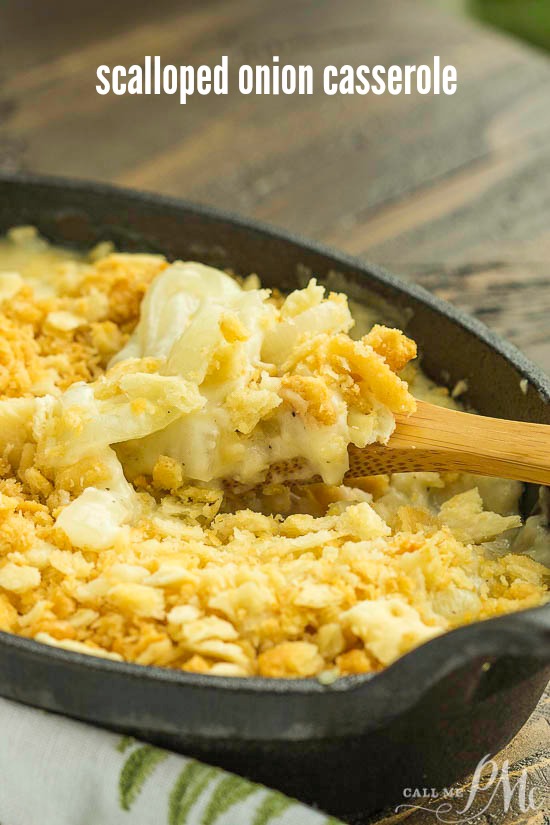 Creamy Vidalia Onion Casserole Recipe is a simple and tasty side dish that made with sweet onions and cream sauce. It's a nice change for your holiday dinners.