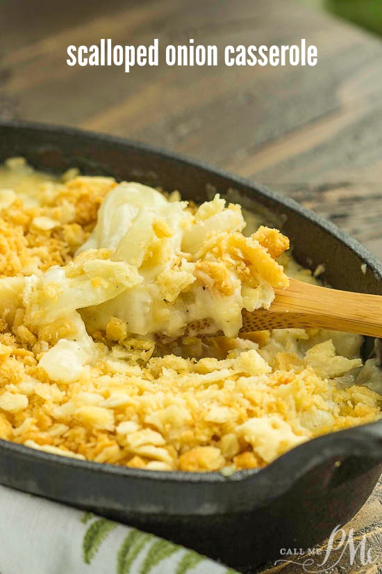Creamy Vidalia Onion Casserole Recipe is a simple and tasty side dish that made with sweet onions and cream sauce. It's a nice change for your holiday dinners. Creamy Vidalia Onion Casserole