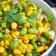 EDAMAME CILANTRO SALAD RECIPE