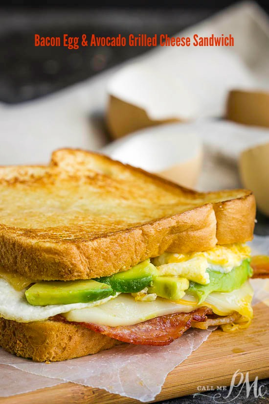 Double Fisted Fried Egg Bacon Avocado Grilled Cheese Sandwich Grilled Cheese Sandwich with melty cheese, buttery avocado, crispy bacon, and a fried egg! #grilledcheese #sandwich #familyfriends #easyrecipe #recipe #best #fancy #breakfast #lunch #dinner #grownup #howtomake #ultimate Double Fisted Fried Egg Bacon Avocado Grilled Cheese Sandwich