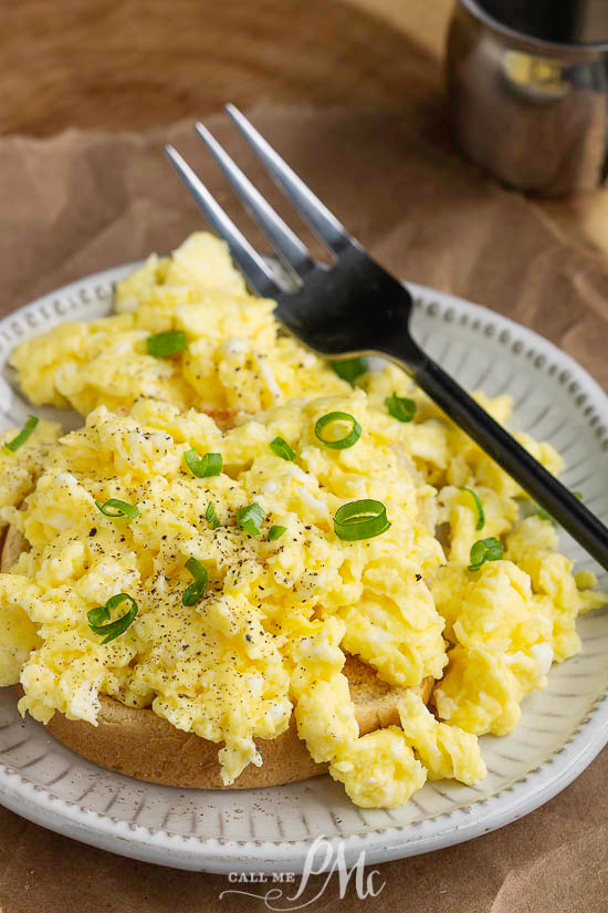 Soft Fluffy Scrambled Eggs Recipe