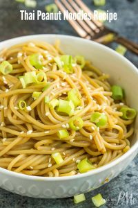 THAI PEANUT NOODLES RECIPE