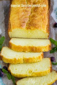 COPYCAT SARA LEE POUND CAKE RECIPE