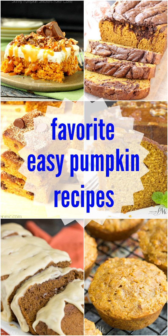 MY 16 FAVORITE EASY PUMPKIN RECIPES