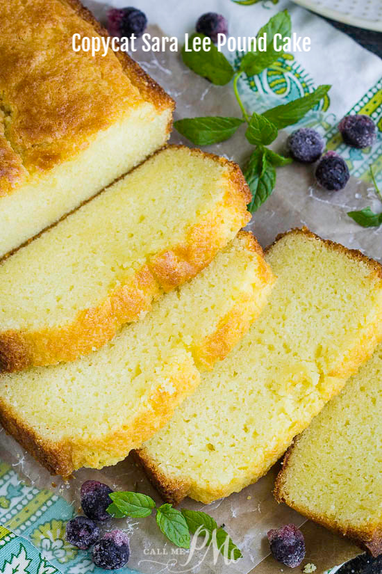 The perfect sweet treat, Copycat Sara Lee Pound Cake Recipe is moist, buttery, has a hint of lemon, and melts in your mouth. This recipe makes one loaf. #SaraLee #copycat #poundcake #cake #dessert #recipe #lemon #easy #fromscratch #homemade #poundcakerecipemoist #creamcheese #milliondollar #southern #PaulaDeen Copycat Sara Lee Pound Cake