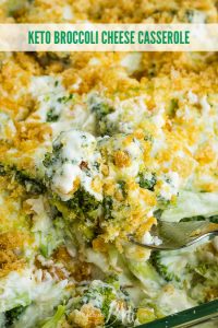 KETO BROCCOLI CHEESE CASSEROLE