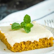 PUMPKIN TEXAS SHEET CAKE
