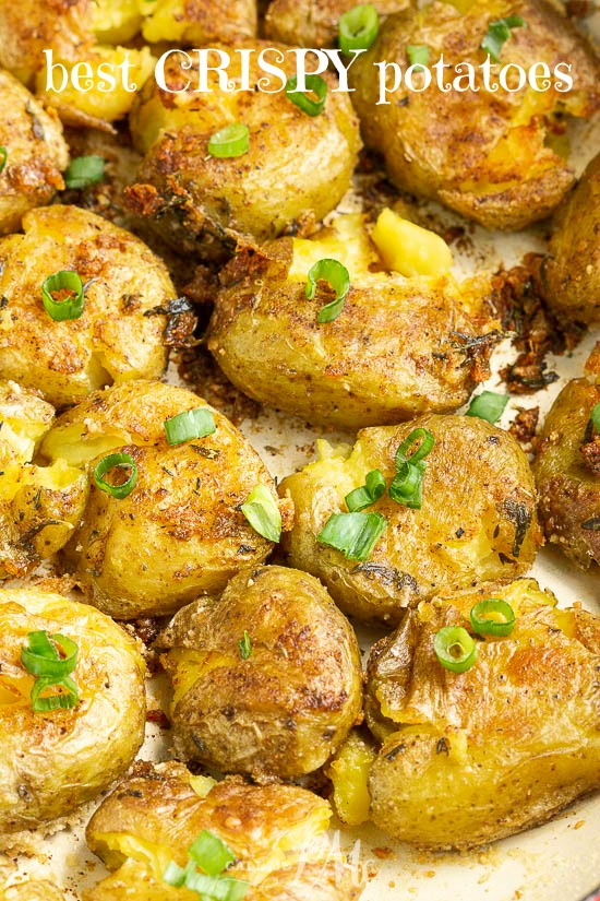 Best Crispy Roast Potatoes - crispy, creamy, buttery, caramelized potatoes are easy to make and incredibly delicious! #potatoes #frenchfries #baked #crispy #easyrecipe #recipe #familyfavorite #Yukongold Best Crispy Roast Potatoes - crispy, creamy, buttery, caramelized potatoes are easy to make and incredibly delicious!