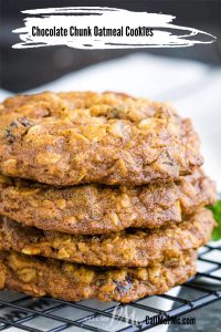 CHOCOLATE CHUNK CRANBERRY OATMEAL COOKIES