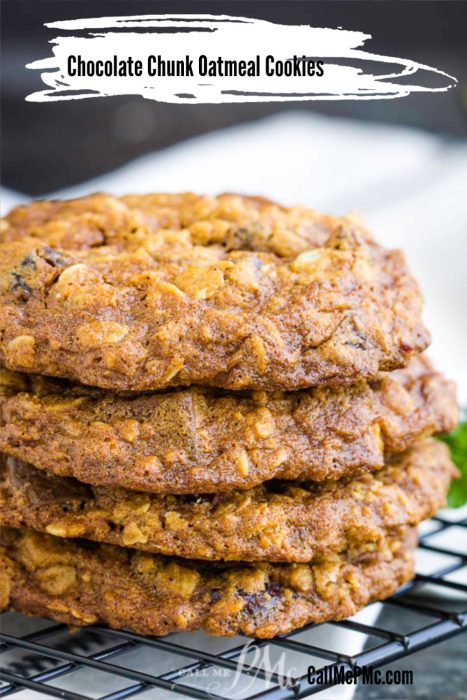  Chocolate Chunk Cranberry Oatmeal Cookies