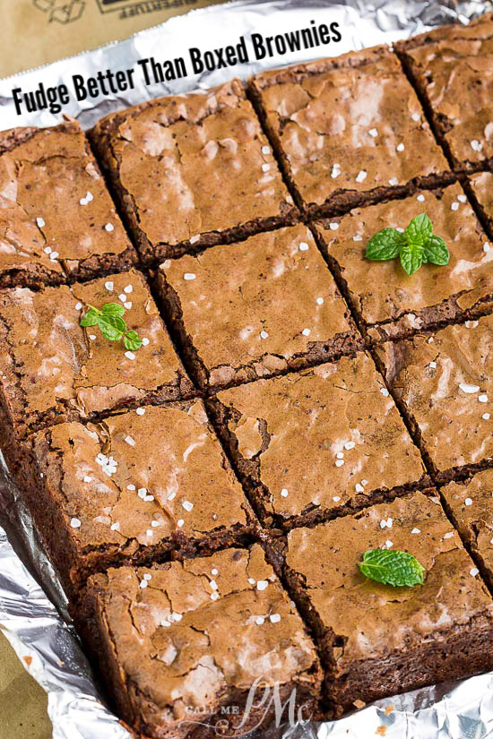 Fudge Better Than Boxed Brownies 
