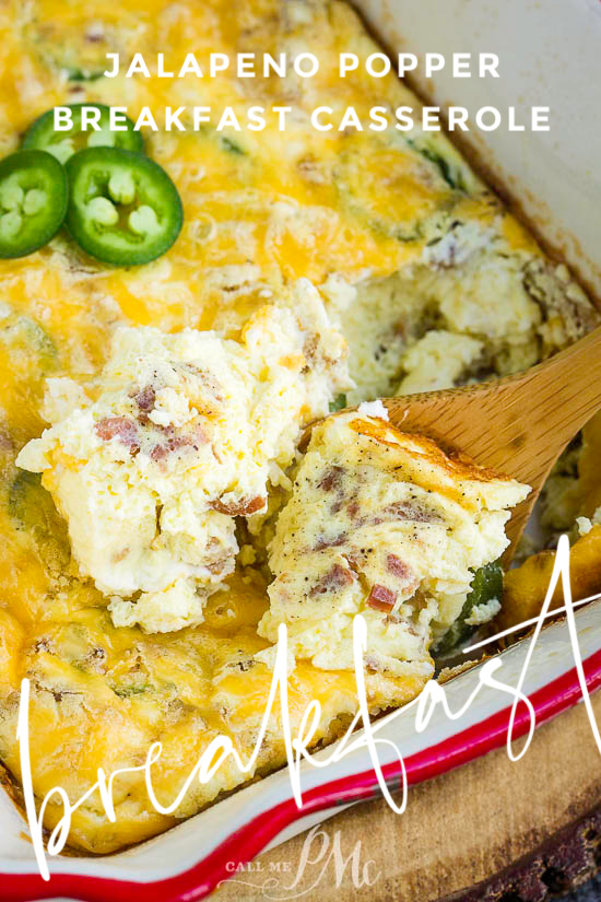 JALAPENO POPPER BREAKFAST CASSEROLE