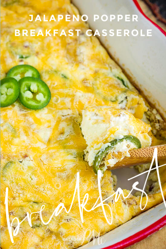 Jalapeno Popper Breakfast Casserole 