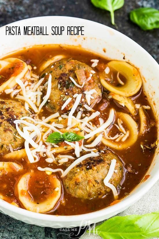 Pasta Meatball Soup Recipe 
