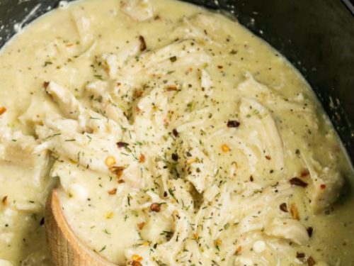 Slow Cooker Zesty Italian Chicken
