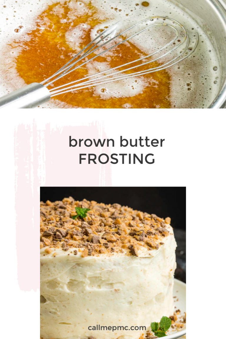 BROWN BUTTER FROSTING RECIPE