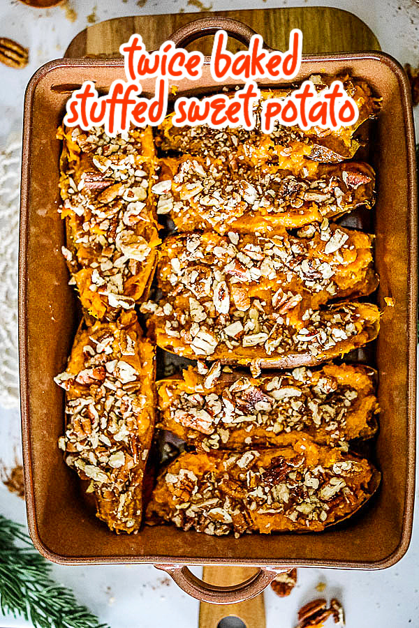 twice baked sweet potatoes casserole