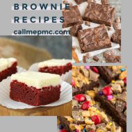 Best Brownie Recipes for Every Occasion is the perfect brownie roundup collection on Call Me PMc and perfect for chocolate lovers.